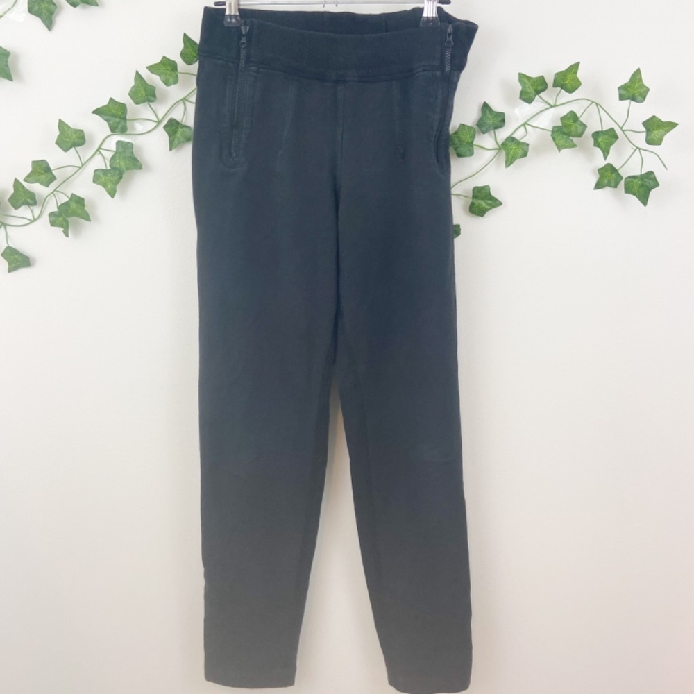 Lululemon black side zipper waist jogger pants 4 - Picture 2 of 3